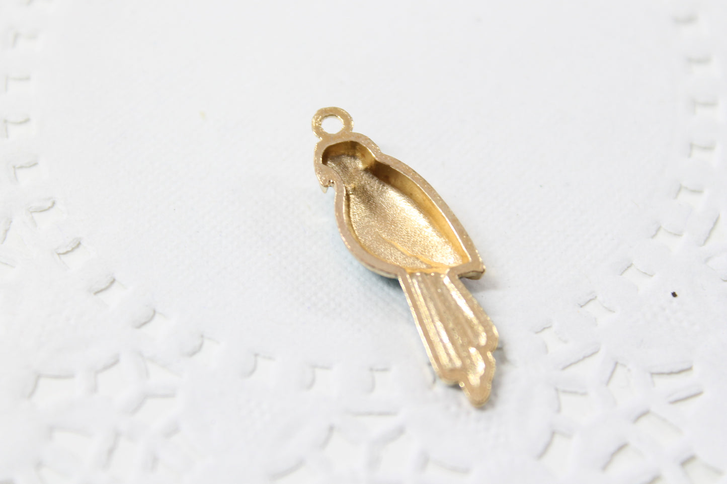 Parrot Enamel Bird Charm