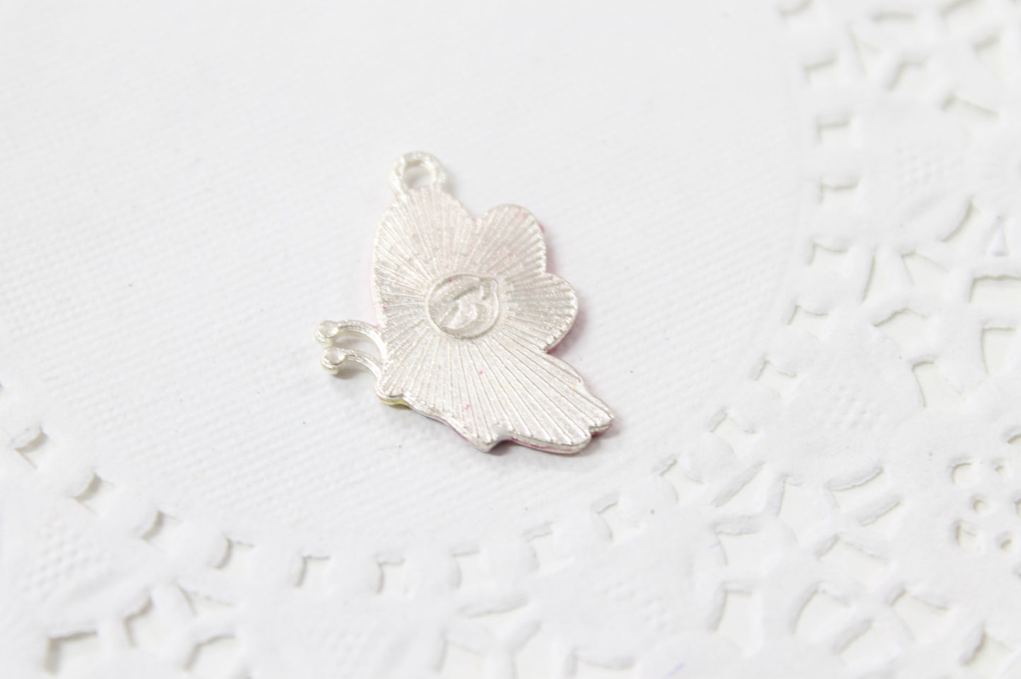 Cute Enamel Butterfly Charm