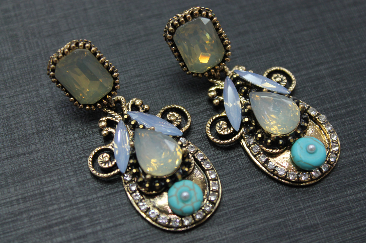 Gem Statement Earrings