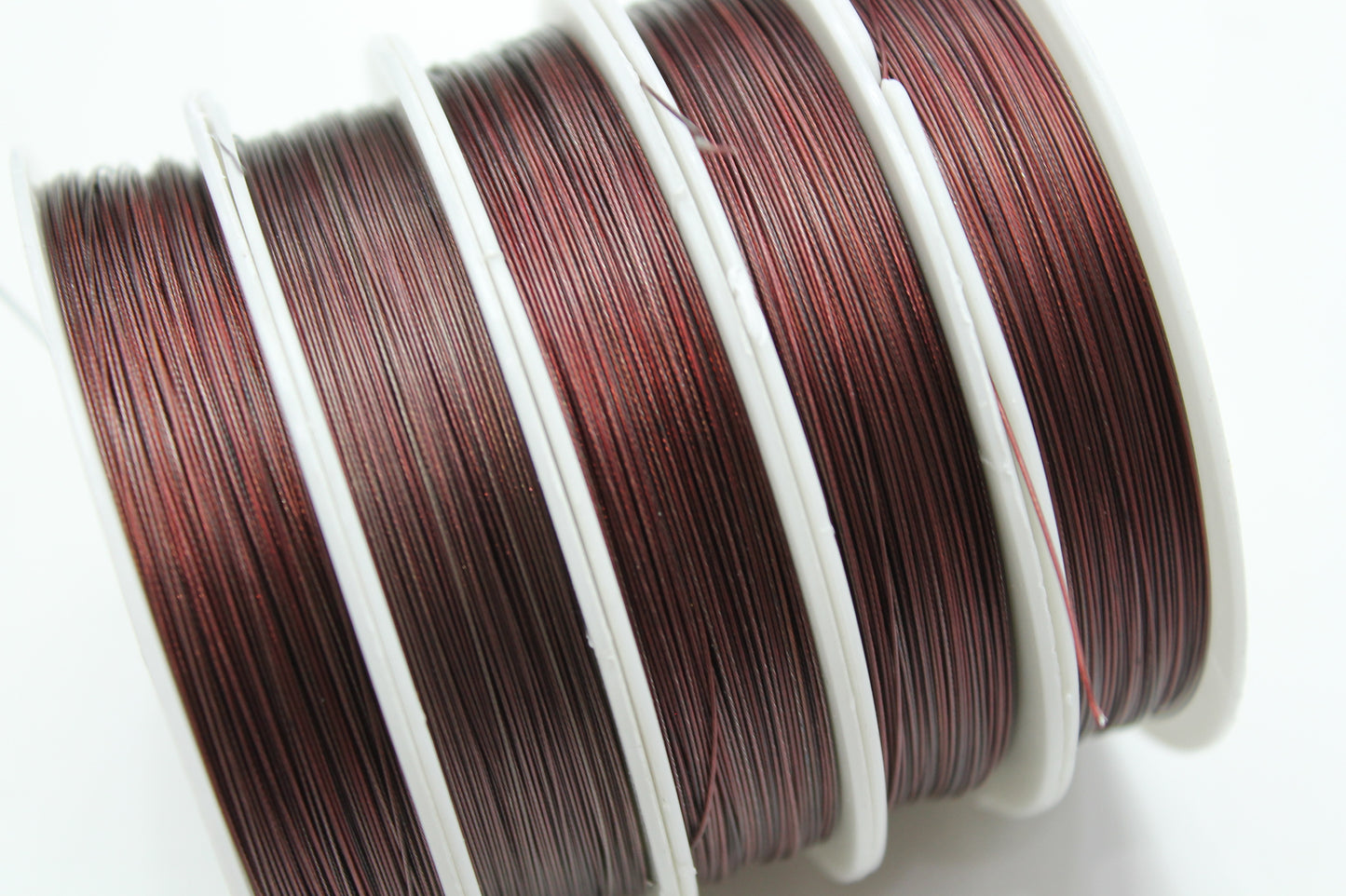 100m Red Brown Tiger Tail Wire Roll