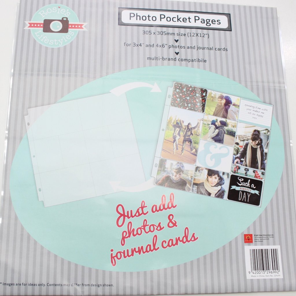 Photo Pocket Pages 12x12"