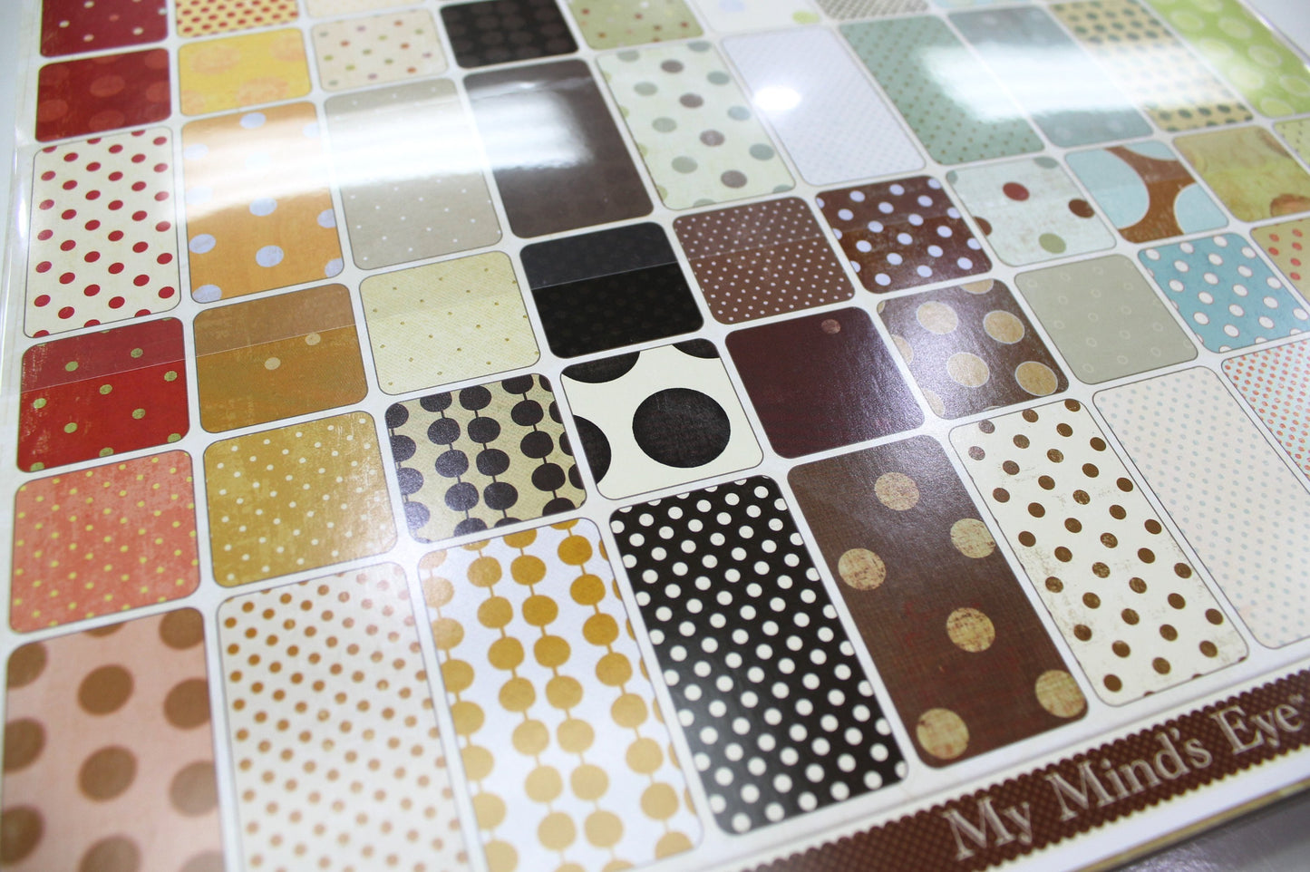 12" Designer Paper Pad - Antique Dots - 180 Sheets