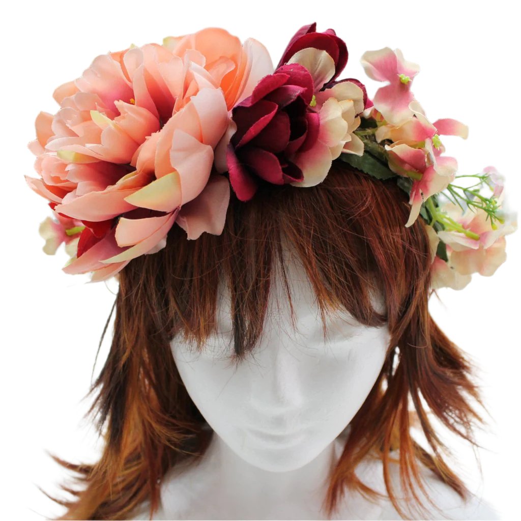 Huge Floral Statement Hair Crown