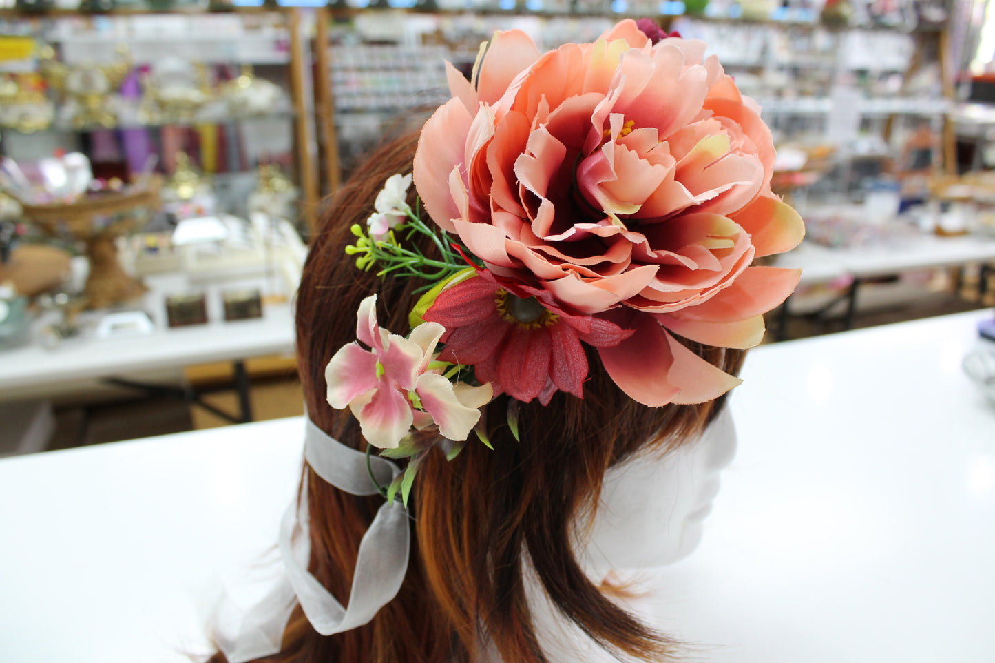 Huge Floral Statement Hair Crown