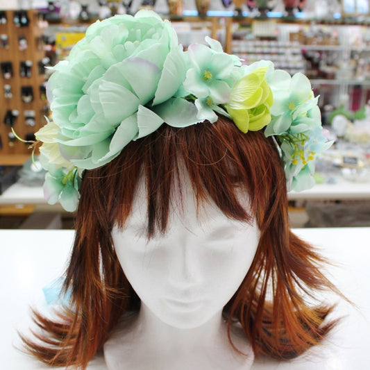 Huge Floral Statement Hair Crown