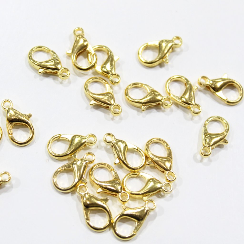 20pc Gold Lobster Clasps