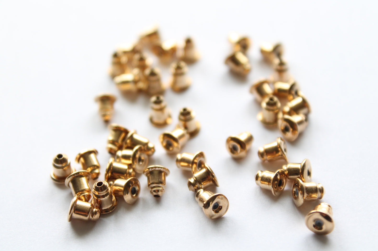 50pc Gold Earring Backs