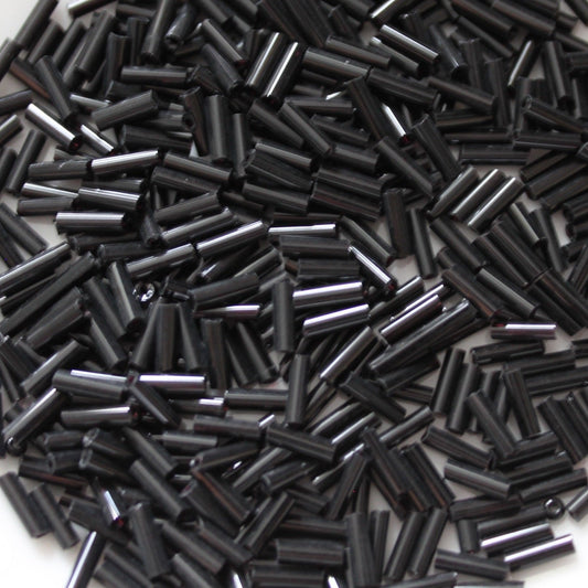 LAST ONES! 15g Black Bugle Beads
