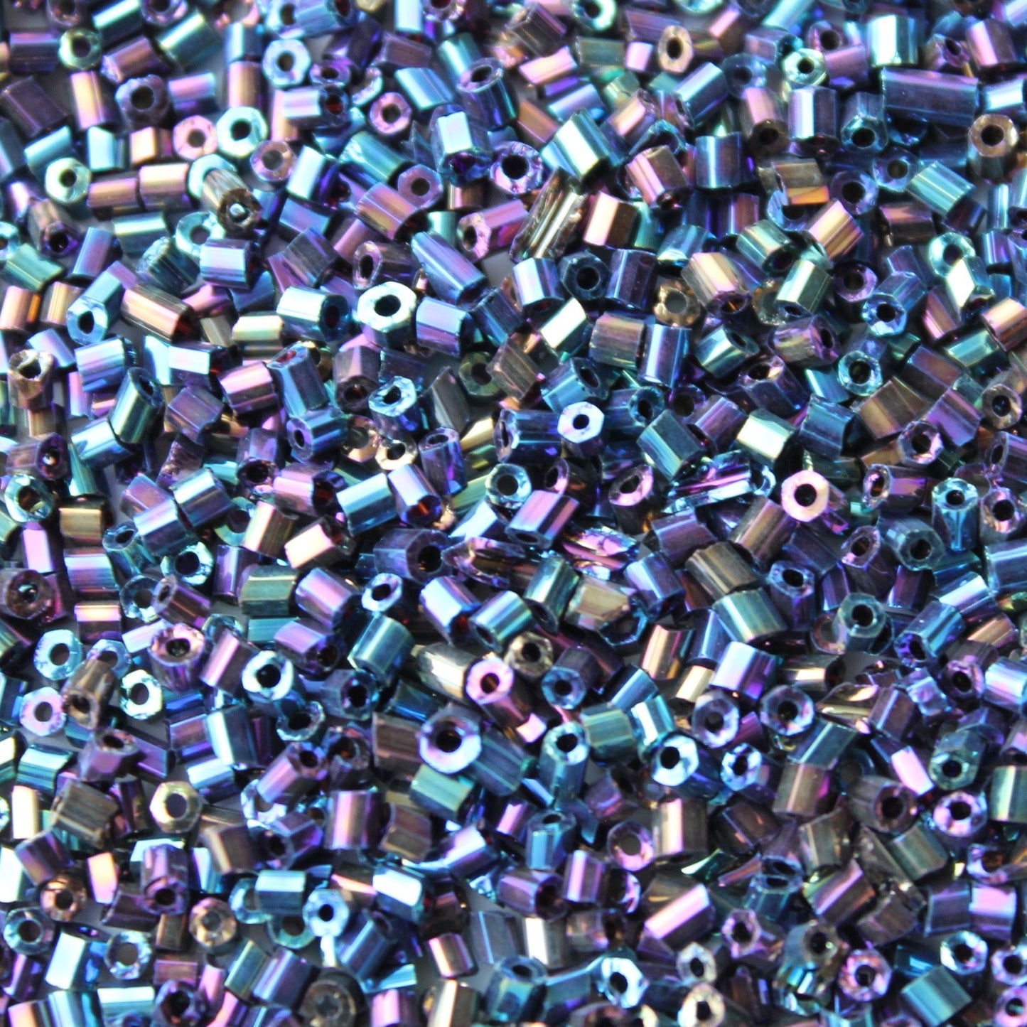15g Two Cut Blue Iris Seed Beads