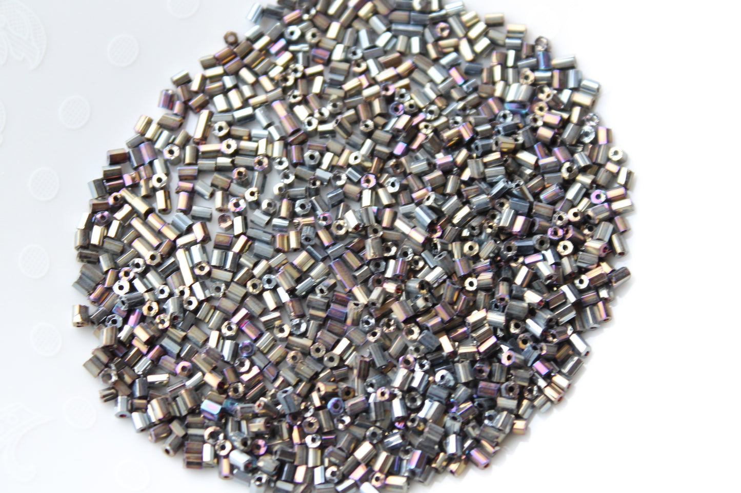 15g Two Cut Metallic Seed Beads