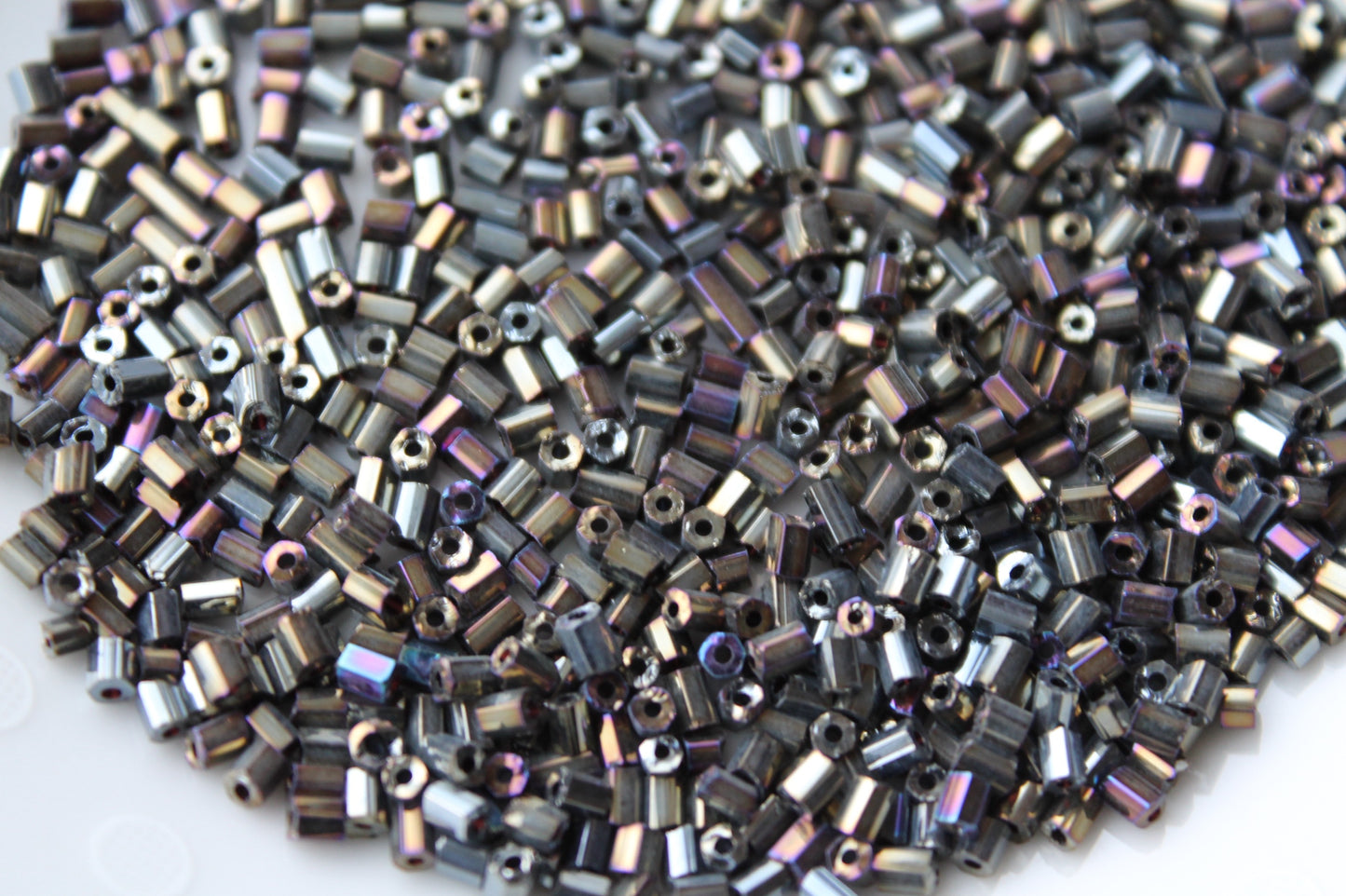 15g Two Cut Metallic Seed Beads