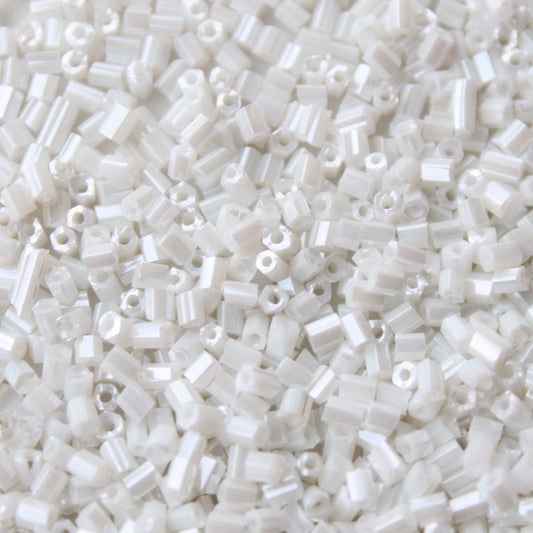 15g Two Cut White Seed Beads