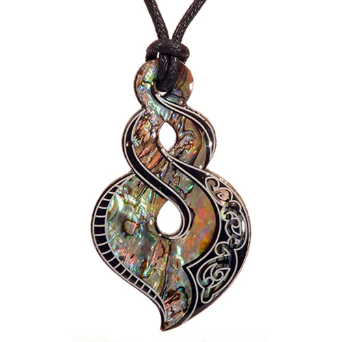 Paua Fancy Twist Necklace