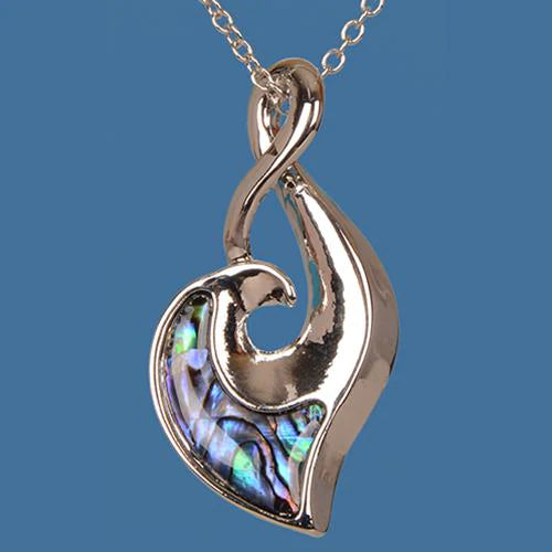 Paua Twist and Hook Necklace
