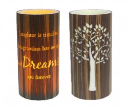 Dreams Cylinder 15cm LED Candle