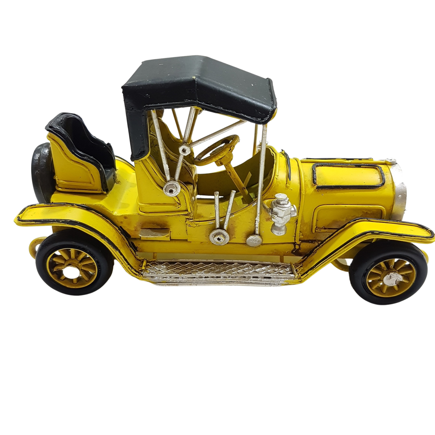 Small Yellow Vintage Model Car