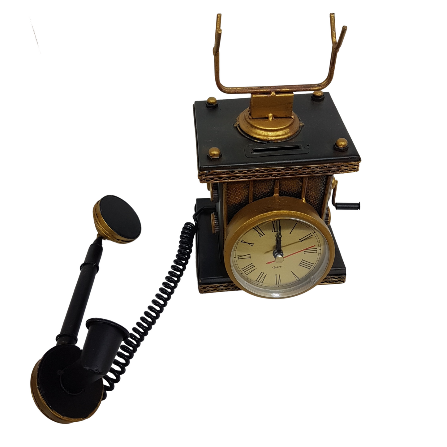 Telephone Style Clock and Money Bank
