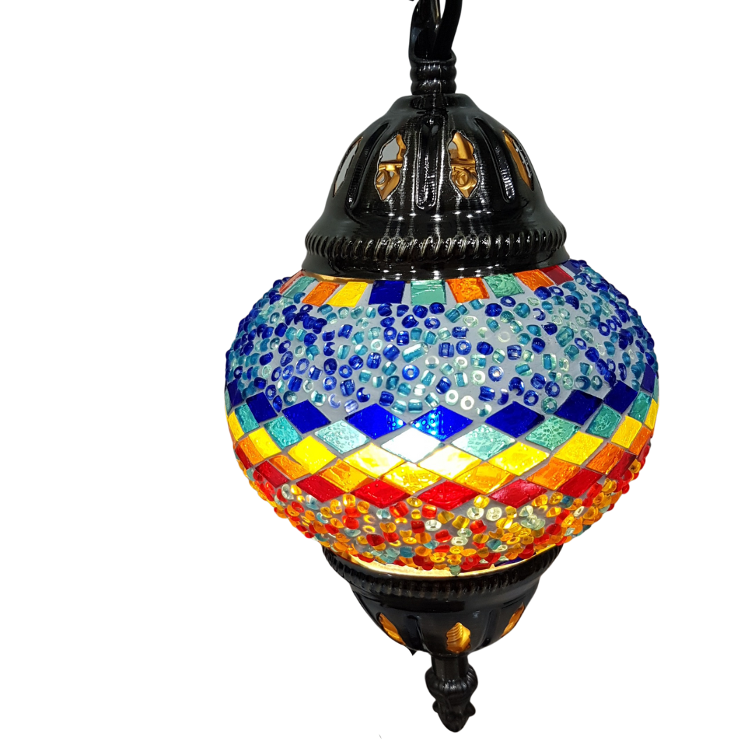 Turkish Mosaic Swan Lamp -TL16