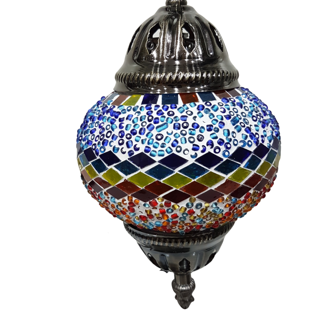 Turkish Mosaic Swan Lamp -TL16