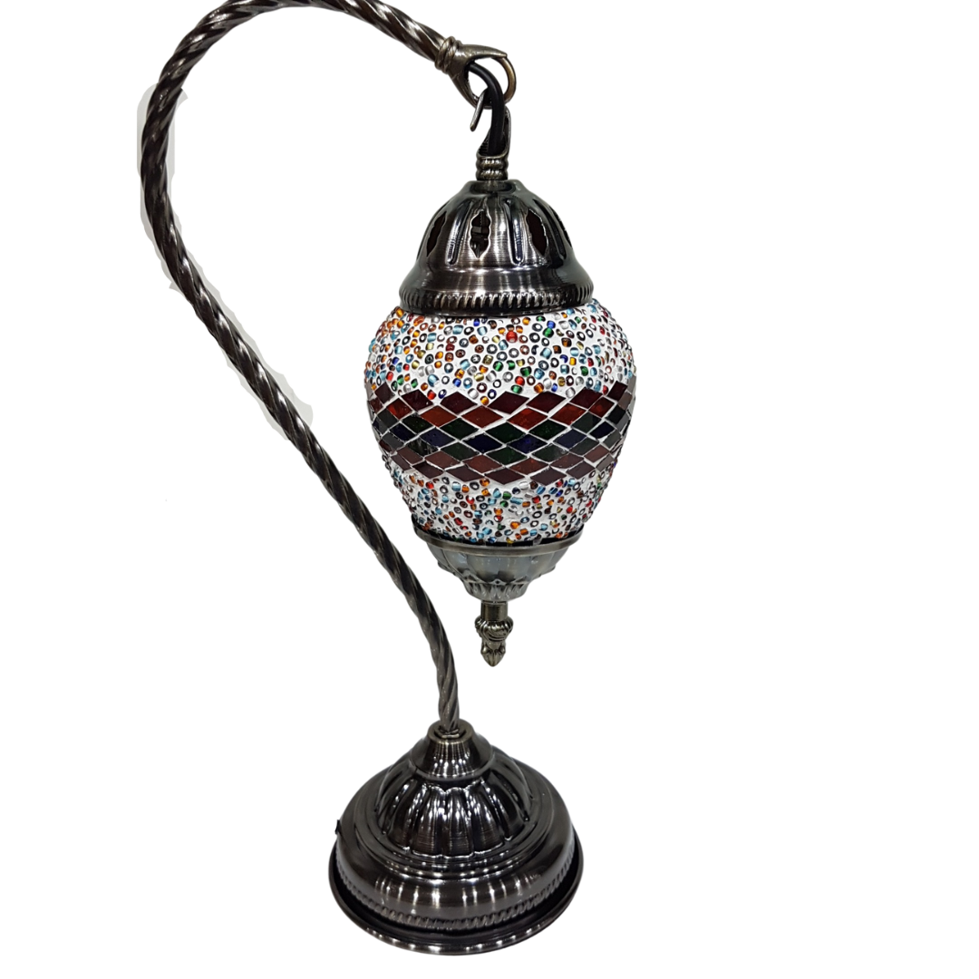 Turkish Mosaic Swan Lamp - TL15