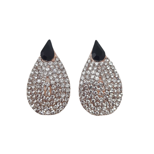 Large Tear Drop Stud Earrings