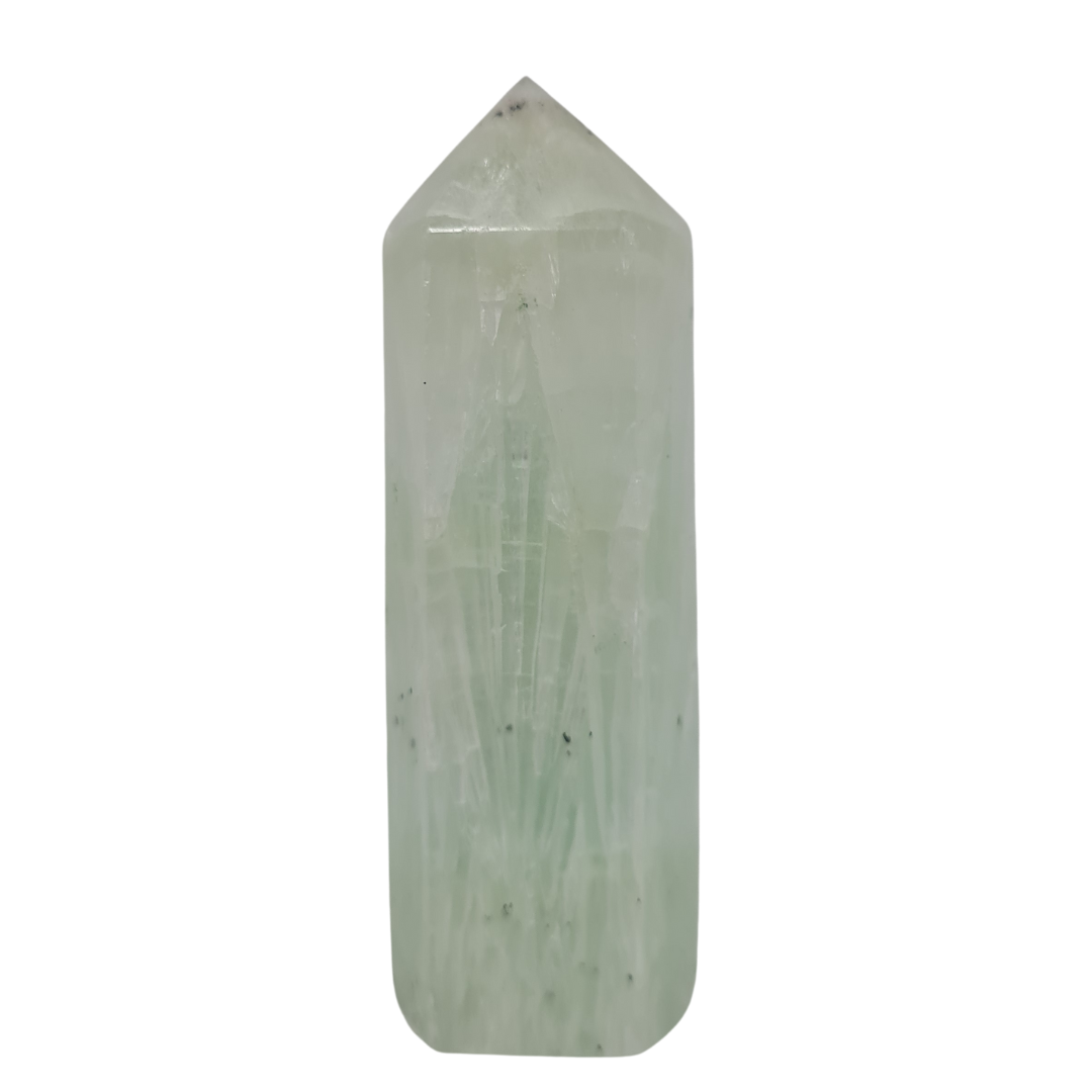 Pistachio Calcite Gemstone Point
