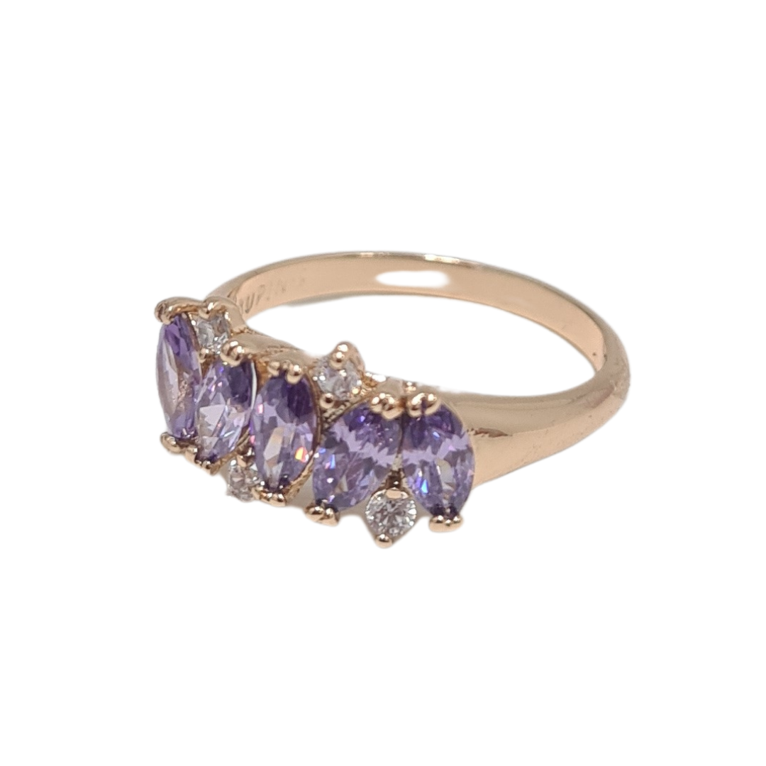 Purple CZ Ring