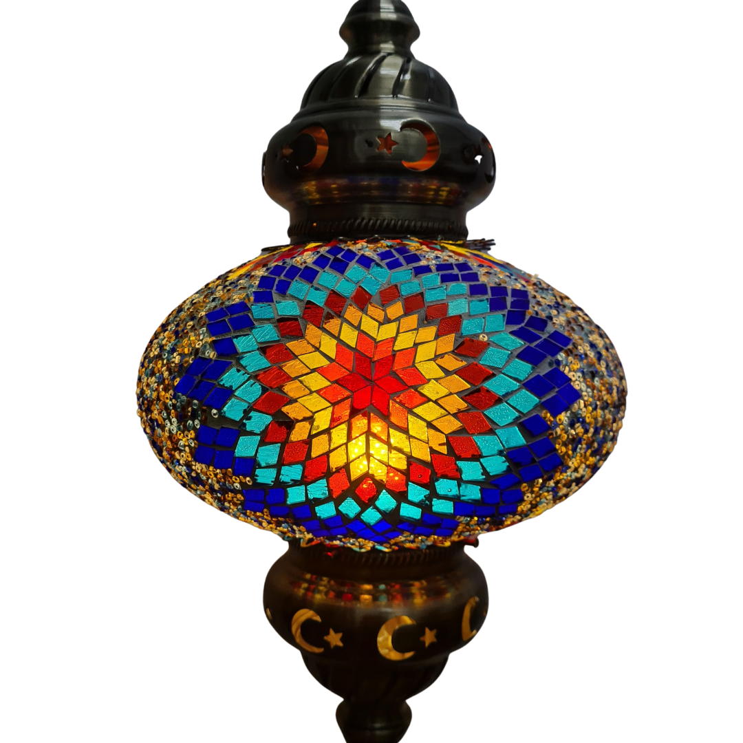 Large Globe Turkish Mosaic Lamp - TL25