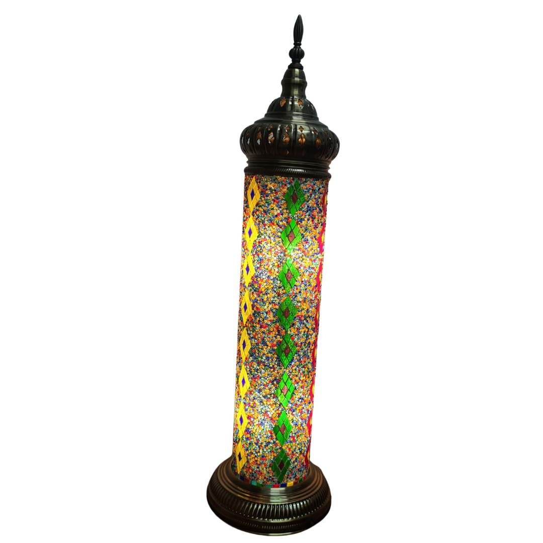 75cm Tall Column Mosaic Lamp - TL54