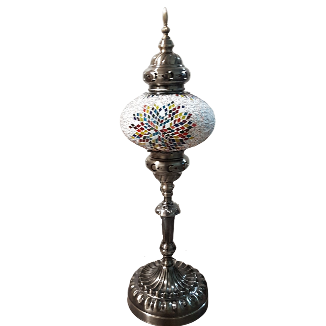 Large Globe Turkish Mosaic Lamp