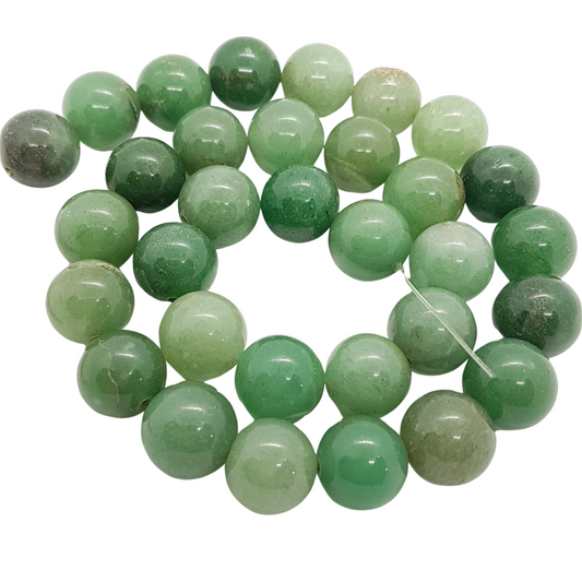 10mm Green Aventurine Gemstone Beads