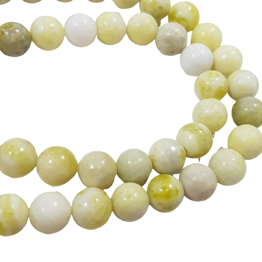 8mm Serpentine Gemstone Beads