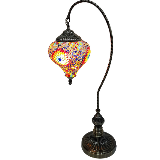 Turkish Mosaic Swan Lamp - TL26