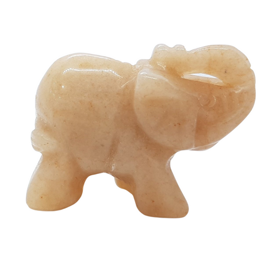 Aventurine Gemstone Elephant