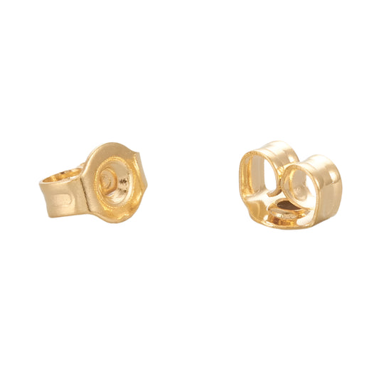 50pc Stainless Steel Gold Earring Backs