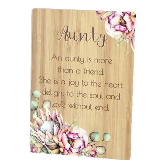 Aunty Sentimental Plaque