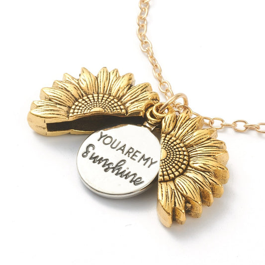 You Are My Sunshine Openable Necklace
