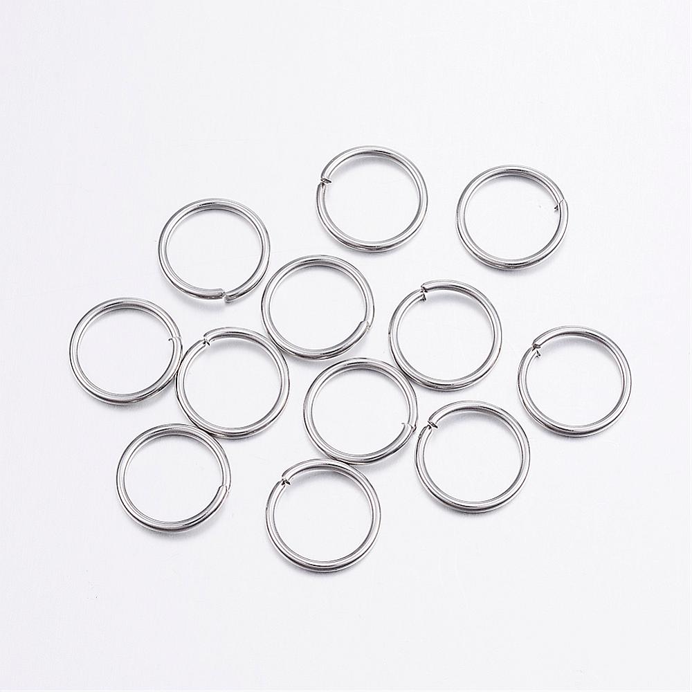 12mm Stainless Steel Jump Rings 50pc