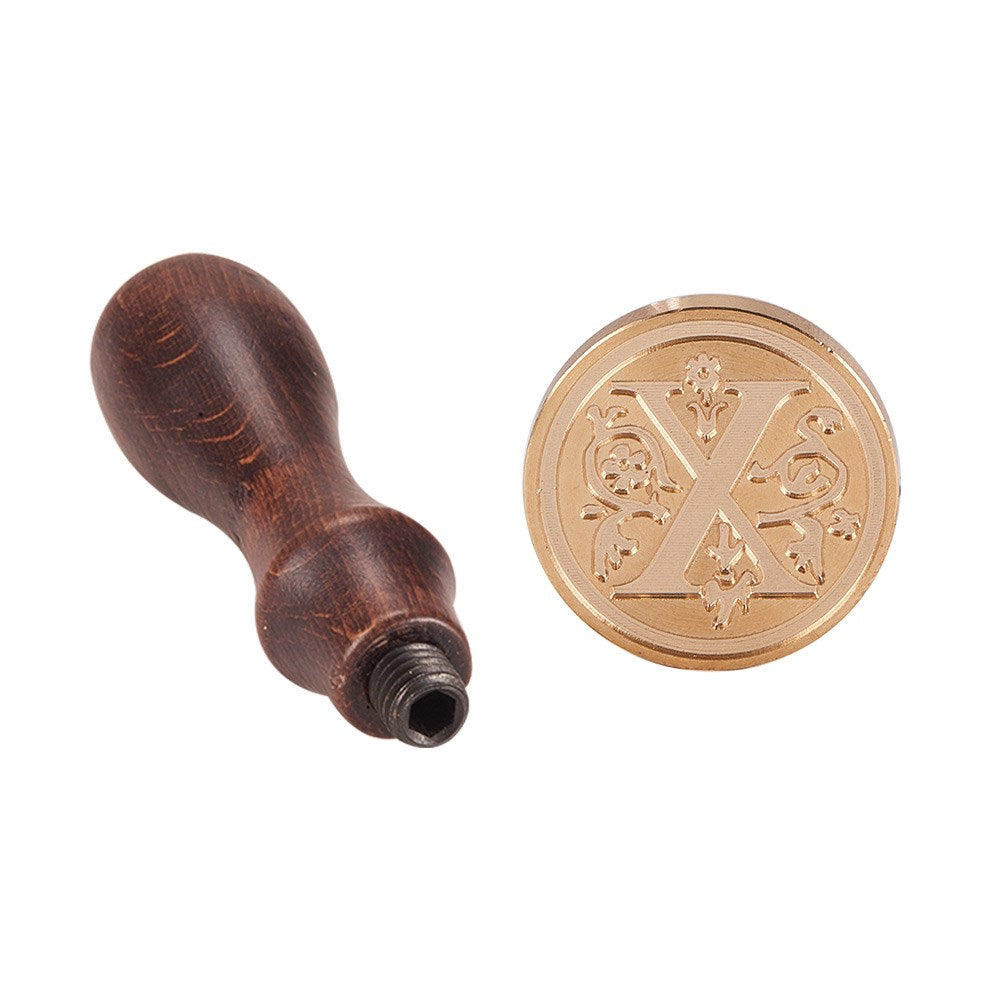 Letter X Brass Wax Seal Stamp