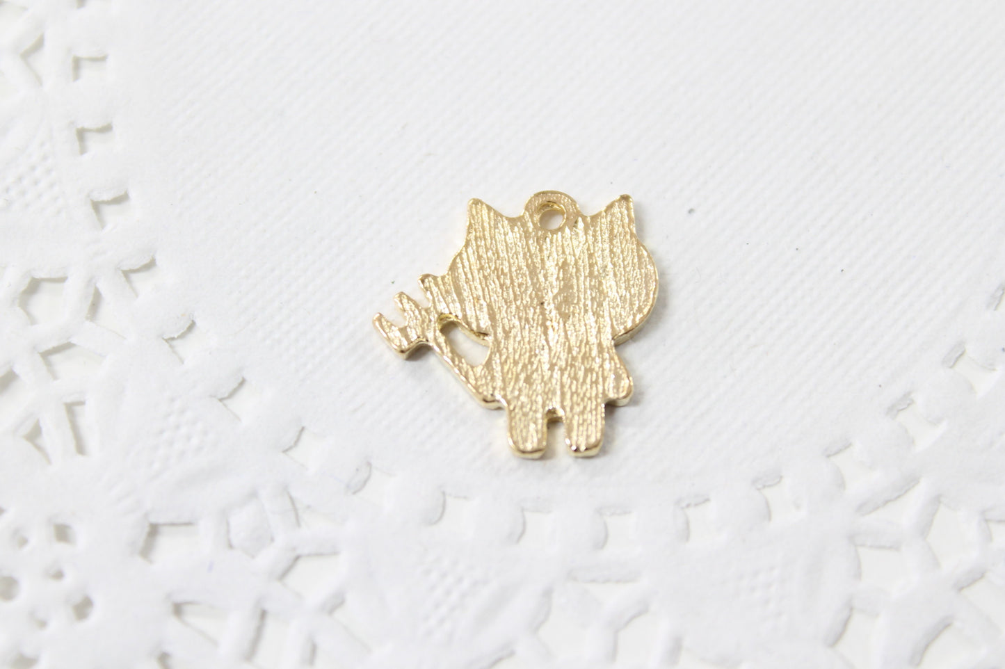 Cute Black Devil Enamel Charm