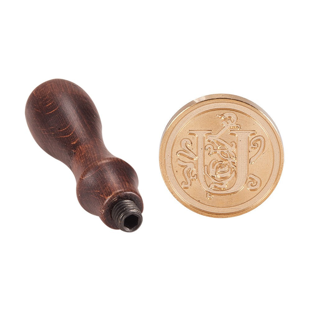 Letter U Brass Wax Seal Stamp