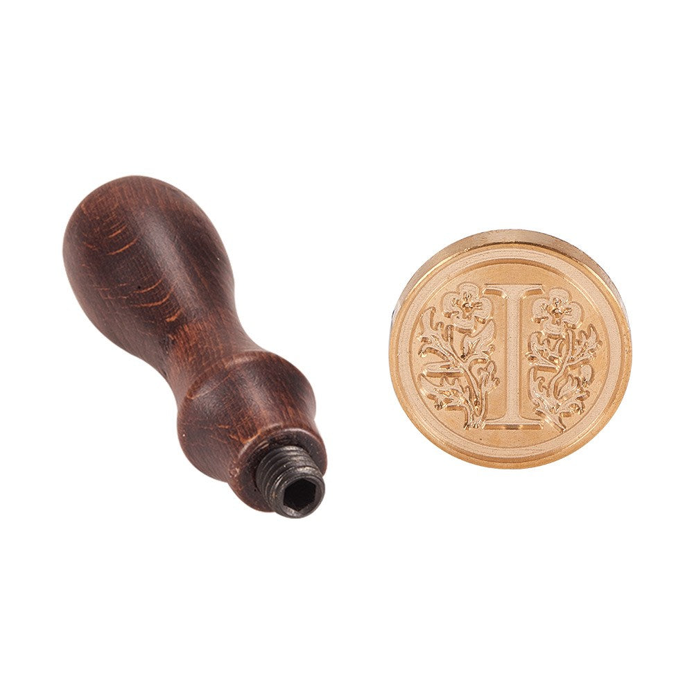 Letter I Brass Wax Seal Stamp