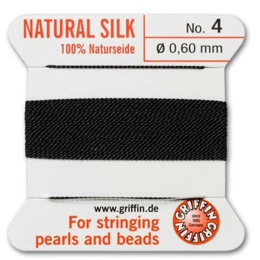 Griffin 100% Black Silk Cord No4