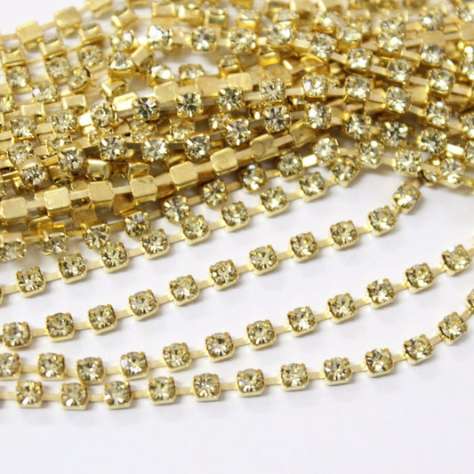 Jonquil Preciosa Rhinestone Chain ss10