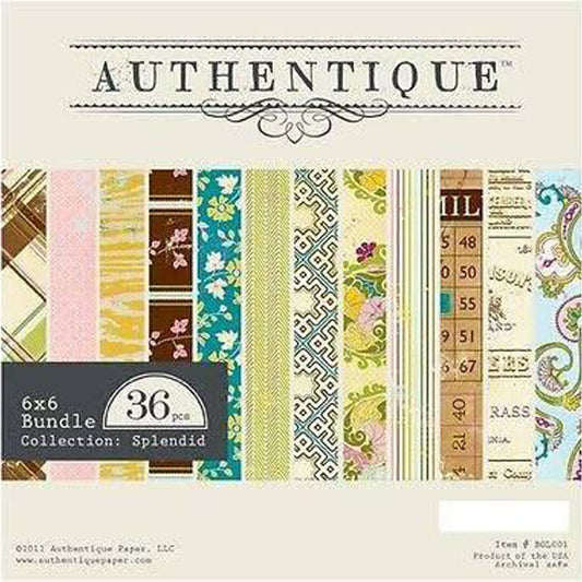 Authentique - Splendid - 6x6 Paper Pad
